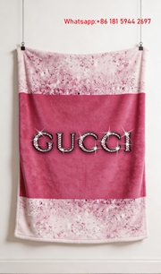 Gucci Pink Bling Tapestry Sparkle Gucci Throw Blanket IMG_2886